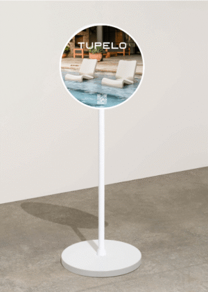 Retail Magnetic Sign + 2 Tupelo Magnets attached